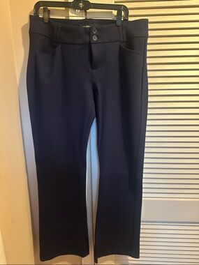 torrid Studio Dark Navy Button-Front Pants